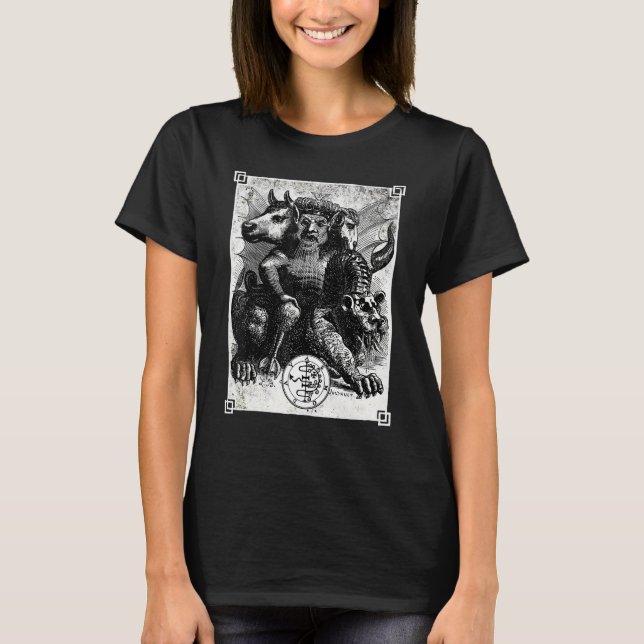 Asmoday Asmodeous Asmodai Devil Goetia Devil Princ T-Shirt (Front)