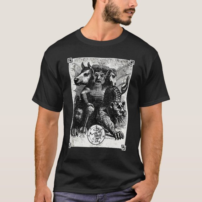 Asmoday Asmodeous Asmodai Devil Goetia Devil Princ T-Shirt (Front)