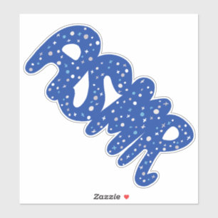 ASMR Blue Tingles Handlettering