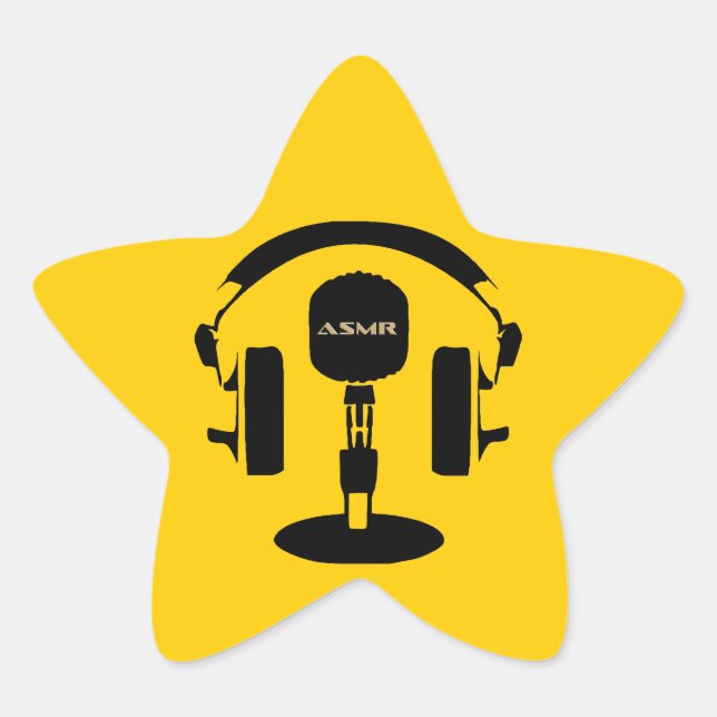 ASMR Logo Star Sticker (Front)