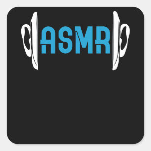 ASMR Microphone Square Sticker
