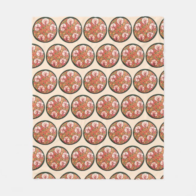 Asopao con Camarones Puerto Rican Shrimp Stew Fleece Blanket (Front)