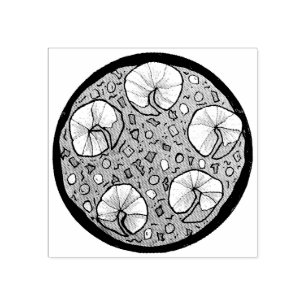 Asopao con Camarones Puerto Rican Shrimp Stew Rubber Stamp