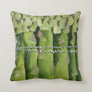 Asparagus 2013 throw pillow