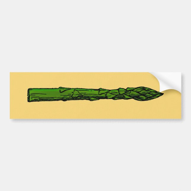 Asparagus Bumper Sticker (Front)