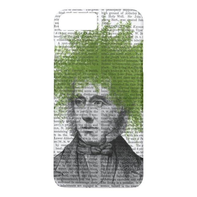 Asparagus Fern Head Plant Head Case-Mate iPhone Case (Back)