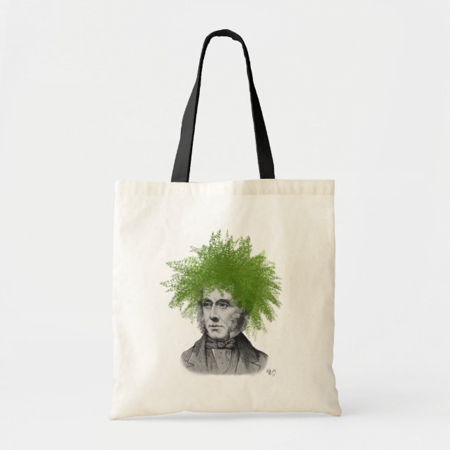 Asparagus Fern Head Plant Head Tote Bag (Front)