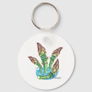 asparagus keychain