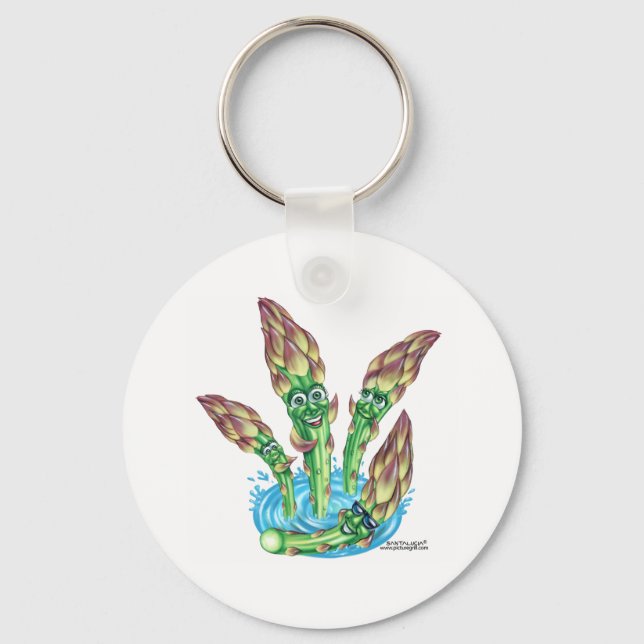asparagus keychain (Front)