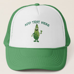 Asparagus Man, add text, Hat
