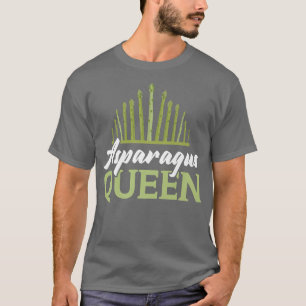 Asparagus Queen Vegan Vegetable Vegetarian Premium T-Shirt