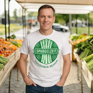 Asparagus Season Spargelzeit Celebrate Vegetables T-Shirt