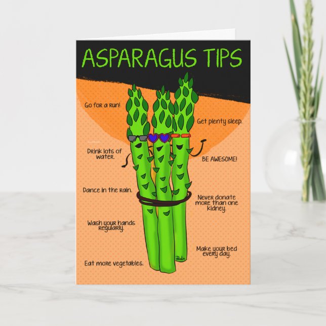 Asparagus Tips Card (Front)