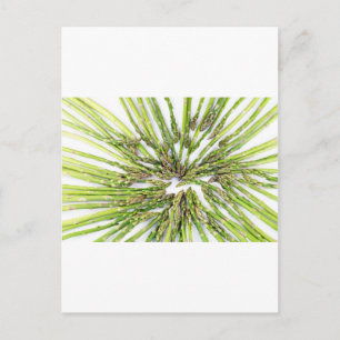 Asparagus Towards Centre Postcard