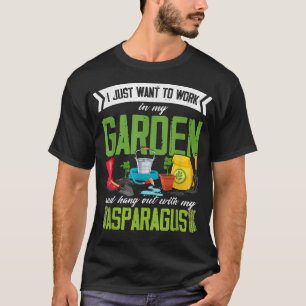 Asparagus Vegan Gardening Garden Gardener Plant Ve T-Shirt