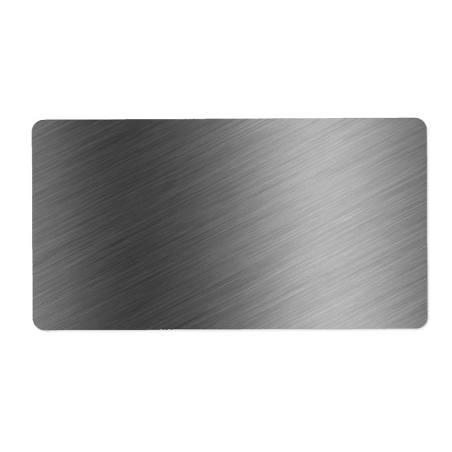 Aspect métallique en aluminium brossé (Devant)