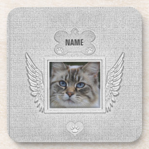 Aspect rustique Dessous de verre de la souris en p