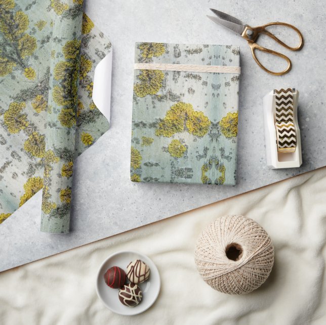 Aspen Bark Texture Wrapping Paper (Crafts)