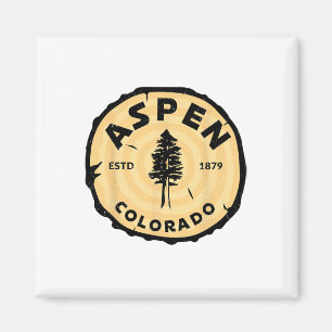 Aspen Colorado Co Mountain Skiing Vintage 80s Aspe Magnet