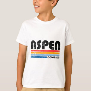 Aspen Colorado Co Mountain Skiing Vintage Aspen Sk T-Shirt