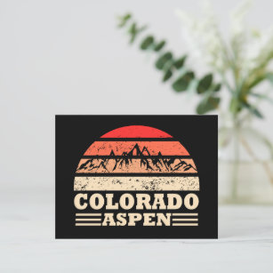 Aspen Colorado Holiday Postcard
