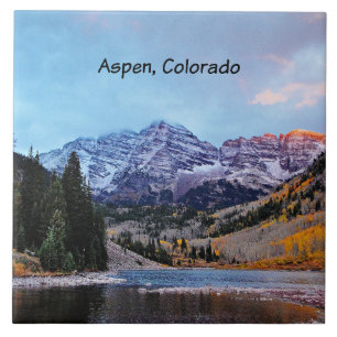 Aspen, Colorado landscape photograph, Tile