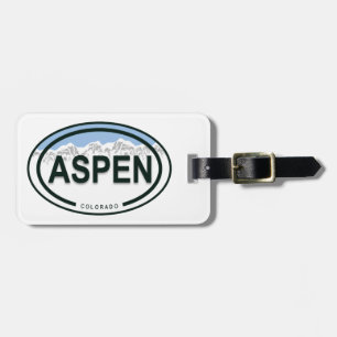 Aspen Colorado Mountain Tag Luggage Tag