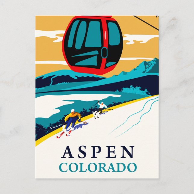 Aspen, Colorado Postcard (Front)