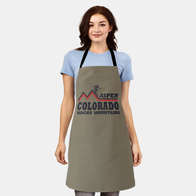 Aspen Colorado ski resort Apron (Worn)