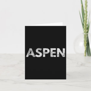 Aspen Colorado Skiing Snowboarding Backcountry Card