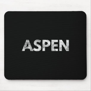 Aspen Colorado Skiing Snowboarding Backcountry  Mouse Pad