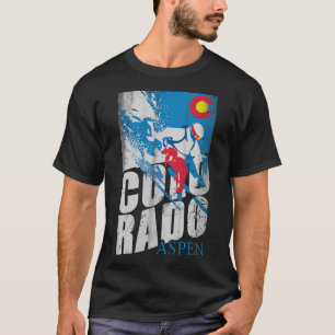 Aspen Colorado Snowboard Snowboarding Snowboarder  T-Shirt