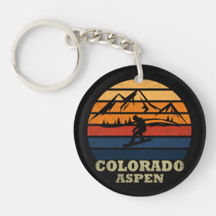 Aspen Colorado snowboardeur vintage