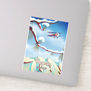 Aspen Colorado travel poster