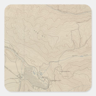 Aspen District Square Sticker