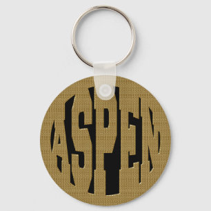 ASPEN - GOLD KEYCHAIN