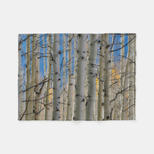 Aspen Groves   Colorado Rocky Mountains Fleece Blanket