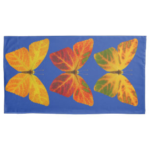 Aspen Leaf Butterflies Pillowcase
