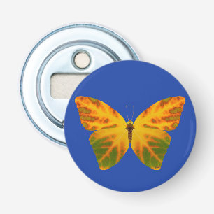 Aspen Leaf Butterfly 1 Bottle Opener