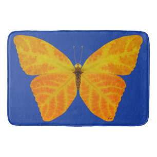 Aspen Leaf Butterfly 3 Bath Mat