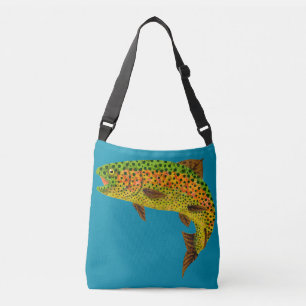 Aspen Leaf Rainbow Trout 1 Crossbody Bag