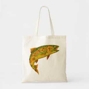 Aspen Leaf Rainbow Trout 2 Tote Bag