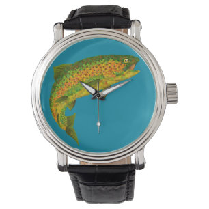 Aspen Leaf Rainbow Trout 4 Watch