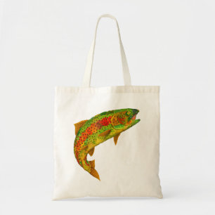 Aspen Leaf Rainbow Trout 5 Tote Bag