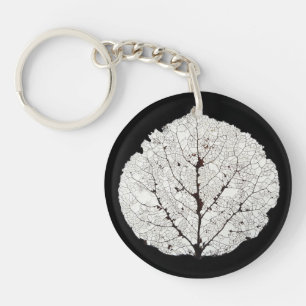 Aspen Leaf Skeleton 1 Keychain
