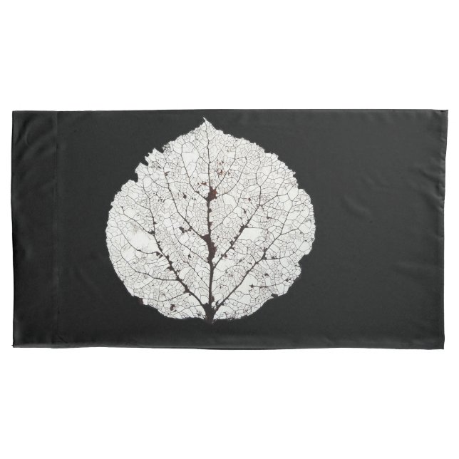 Aspen Leaf Skeleton 1 Pillowcase (Front-Left)