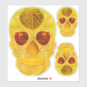Aspen Leaf Skull 1