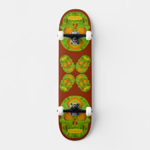 Aspen Leaf Skull 10 Skateboard