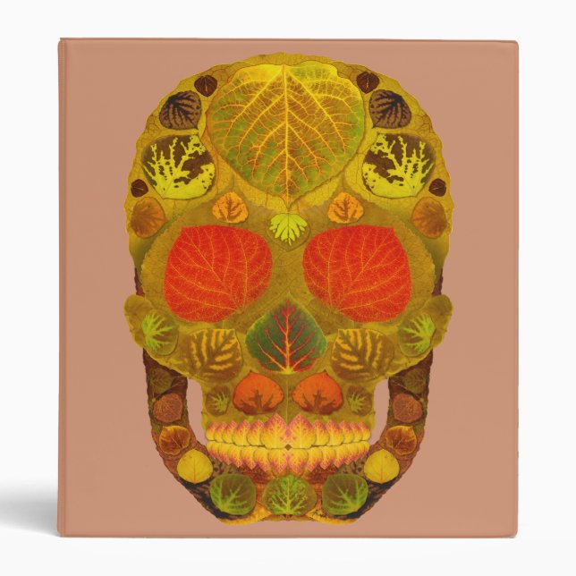 Aspen Leaf Skull 12 Binder (Front)