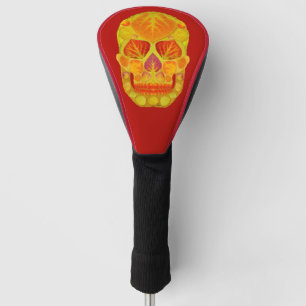 Aspen Leaf Skull 13 Golf Head Cover
